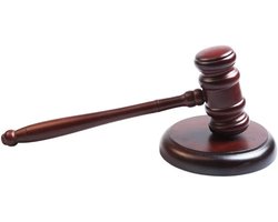 Voorzittershamer - Houten Hamer - Voorzittershamer Met Slagblok - Veilinghamer - voor Advocaten, Rechters, Veilingen, Rechtbanken