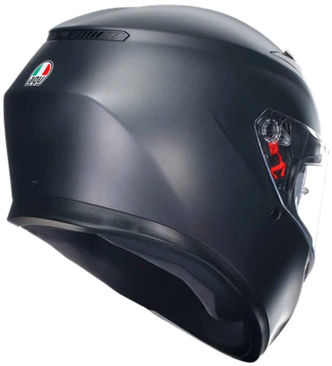 AGV K3 Mat zwart ECE2206 - Maat M - Integraal helm - Scooter helm - Motorhelm - Zwart - Scooterhelmen mannen en vrouwen. – foto 3
