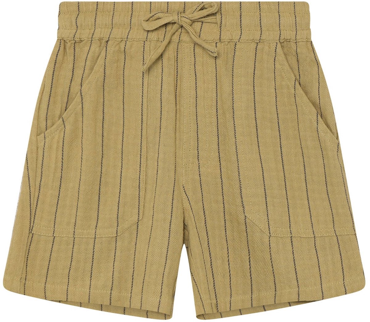 DAILY7 Shorts Small Stripe Broeken Jongens - Khaki - Maat 86