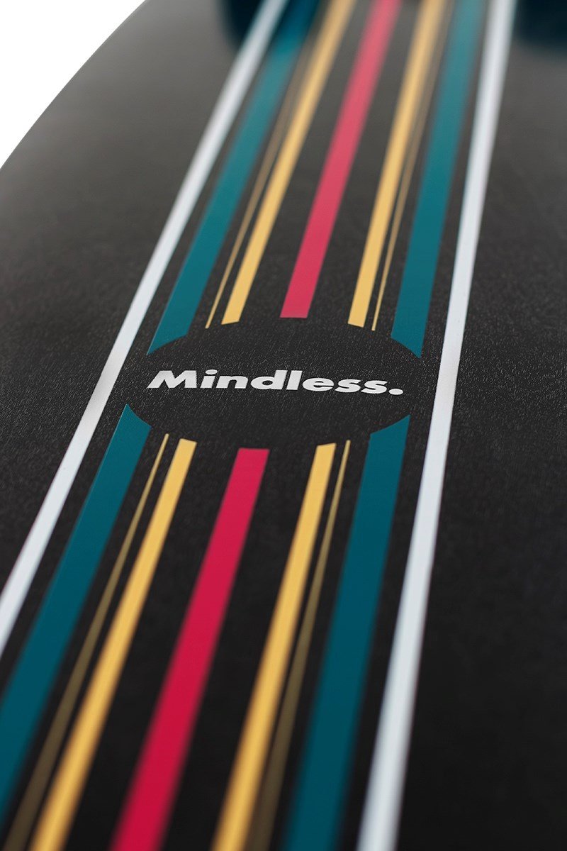 Mindless Nomad Pintail Longboard 44 x 9 inch Classic Pintail Longboard Zwart