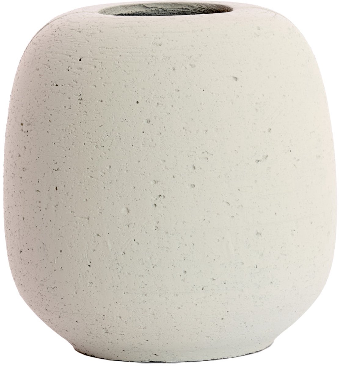 vaas ASTREA van steen in crème tint - Ø40x42 cm