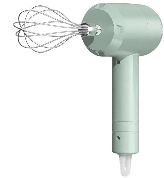 Draadloze elektrische eierklopper, handmixer, drie snelheden, USB-oplaadbare mixer, geschikt voor het bakken van pannenkoeken, draagbare eierklopper. van Merkloos — afbeelding 3