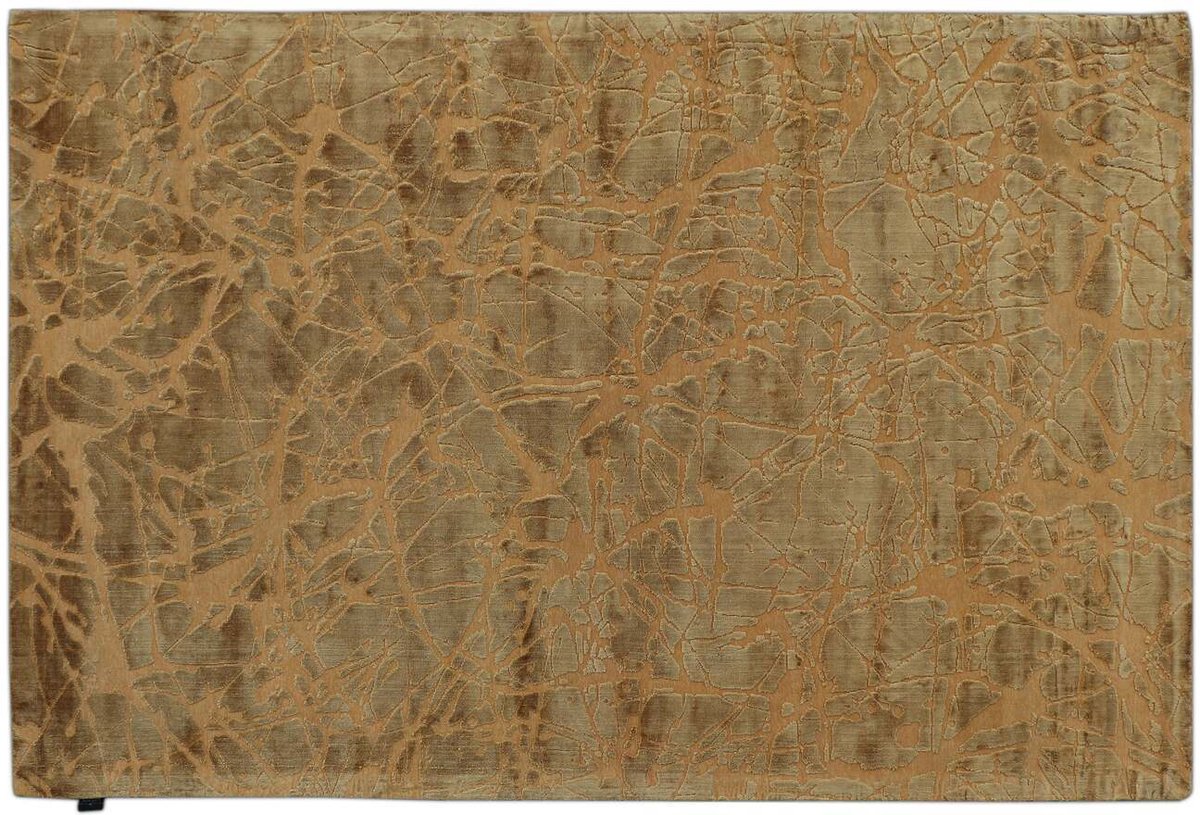 Vloerkleed 200x300cm Mosterd - Polyester - Vloerkleed Verona - Giga Living