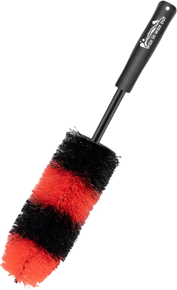 Waxin Waxout - Velgenborstel - Black & Red Edition