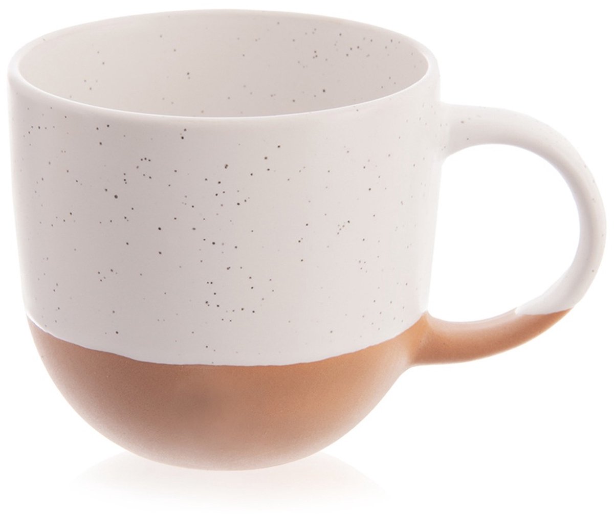 Orion – Mok met oor – 290 ml – Keramiek – Vaatwasser- en magnetronbestendig – Mat grijs