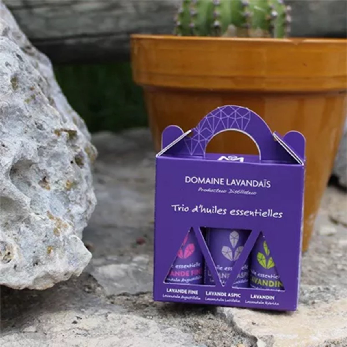 Lavandaïs en Provence - Trio d'huilles essentielles Lavande - 3x10ml - 100% Frans lavendel trio