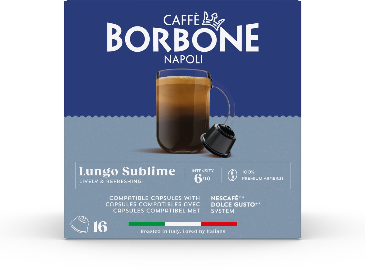 Borbone Lungo Sublime Compatibel met Dolce Gusto - 16 cups