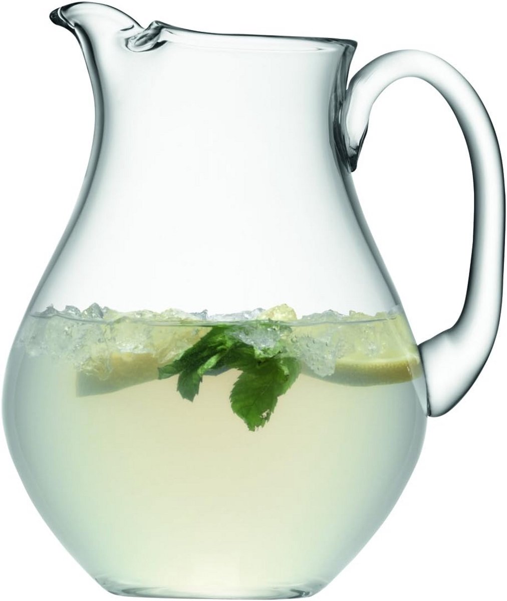 Stijlvolle Glazen Karaf voor Dranken, 2.65 Liter