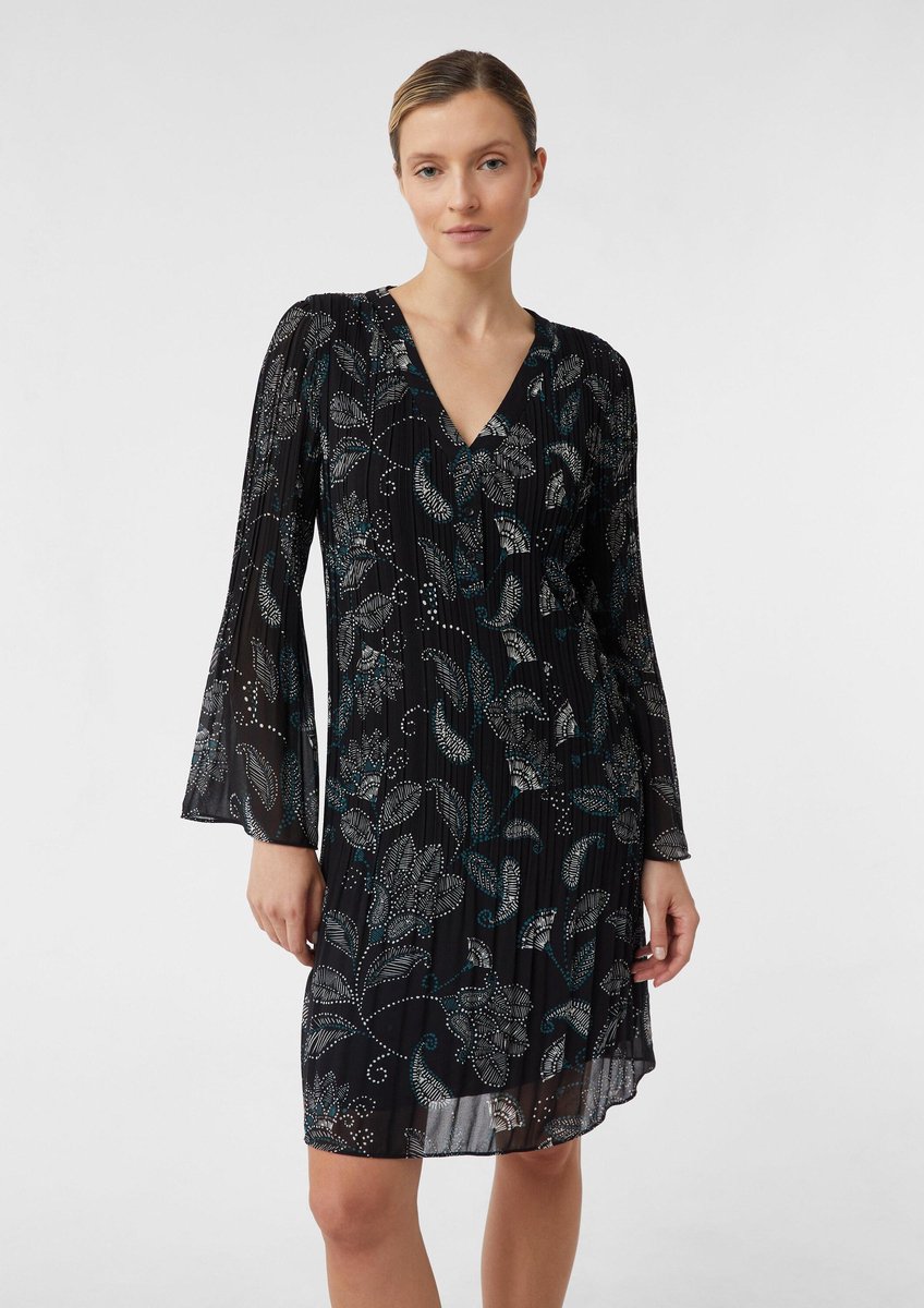 comma - female - Geplooide blousejurk