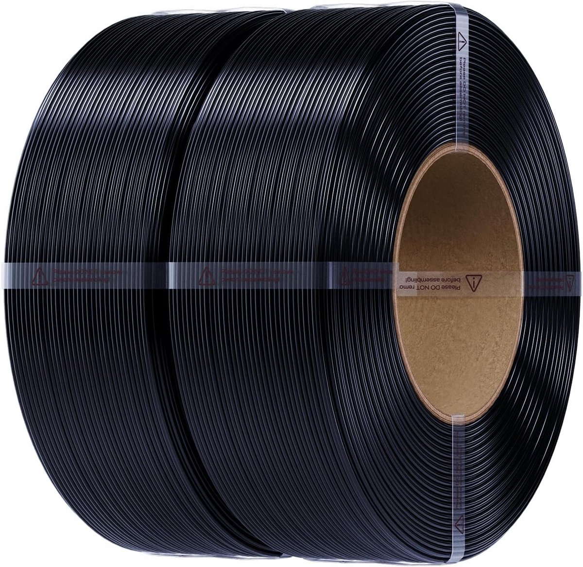 PETG Navulfilament 1,75 mm voor 3D-printer, Zwart, 2 kg