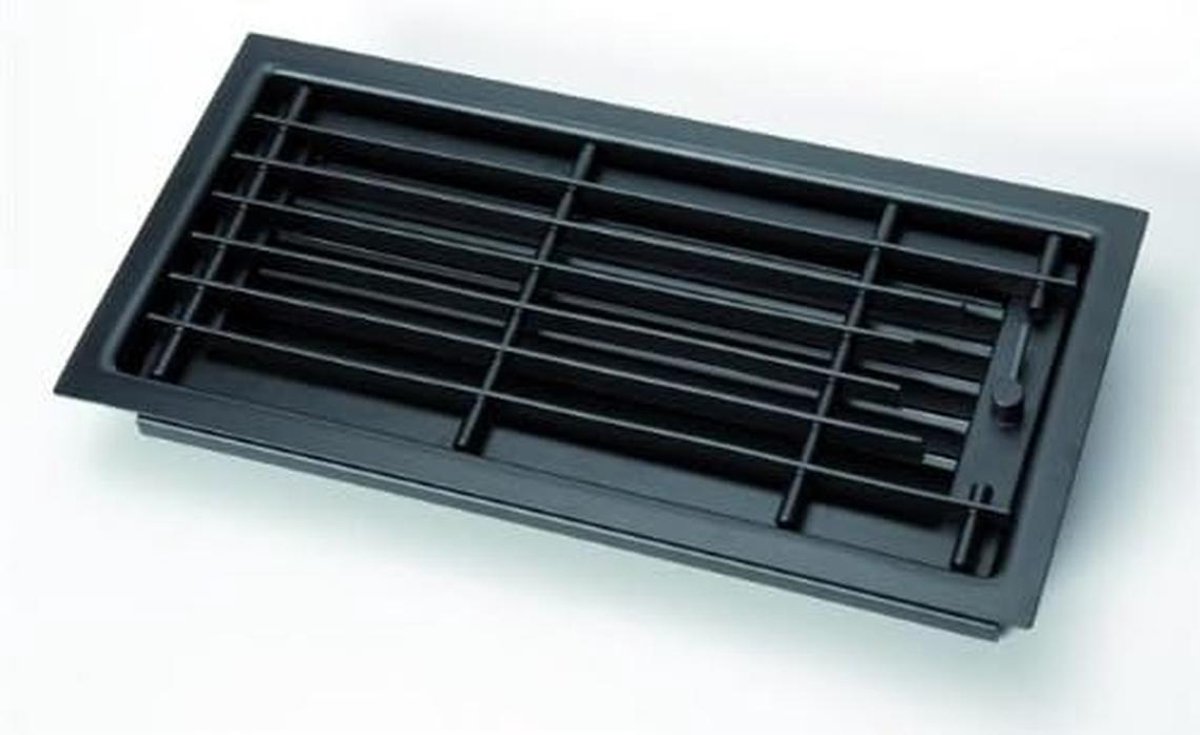 Zwart Ventilatie Rooster 45x23 cm voor Plafond of Kachel