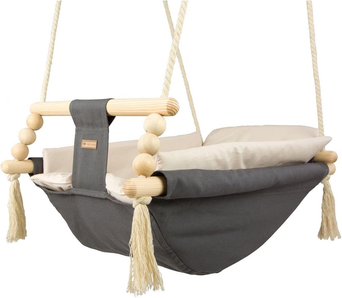 Babyschommel met Quilt en Veilige Vezels voor Binnen en Buiten