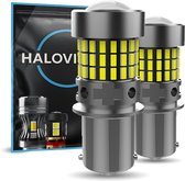 HaloVision Turbo LED BA15S P21W 1156 – Helder Wit 6000K 6W - Canbus Plug en Play Achterlicht Achteruitrijverlichting en Remlicht LED Set van 2 Autolampen