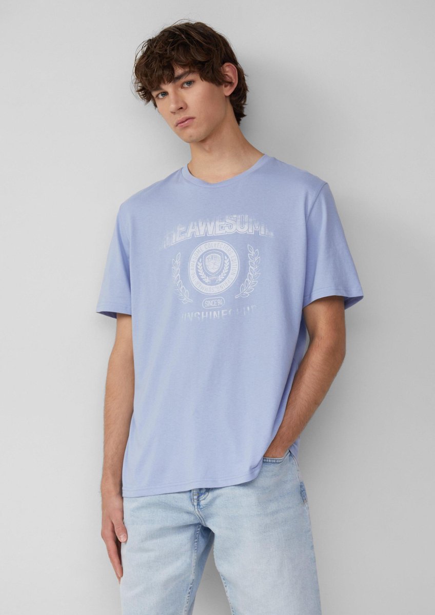 QS - male - Basic T-shirt met print