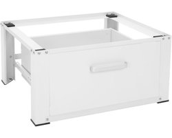 MIRA® Wasmachine Verhoger - Wasmachine Verhoger met Lade - Wasmachine Sokkel Met Laadcapaciteit tot 150 KG - Wit - 63cm x 54cm x 32cm