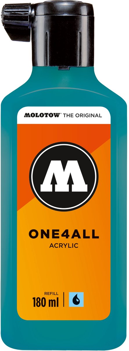 Molotow ONE4ALL™ - 180ml Aqua navul Inkt op acrylbasis