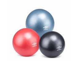 Umbro Pilates Ball Set – 3 Pilatesballen van 18, 22 en 25 cm – Voor Thuisgebruik, Fysiotherapie en Training – Compacte Balset voor Revalidatie, Core Kracht en Stabiliteit