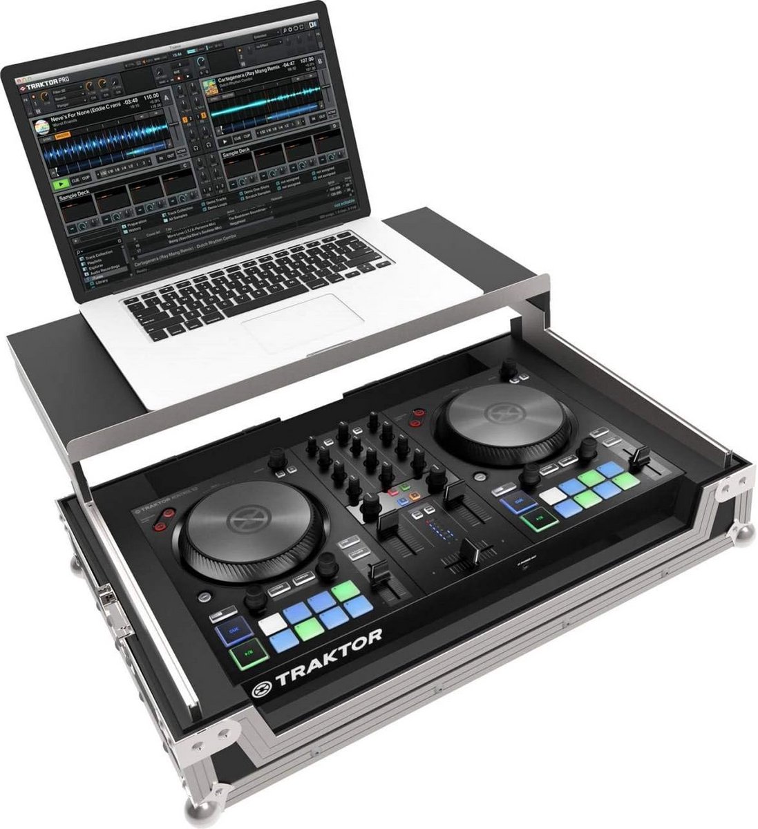 Robuuste Flightcase voor DJ Controller, Geschikt voor Zware Bescherming