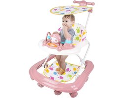 3-in-1 Loopwagen en Loopstoel voor Baby's (vanaf 9 maanden) - In Hoogte Verstelbaar