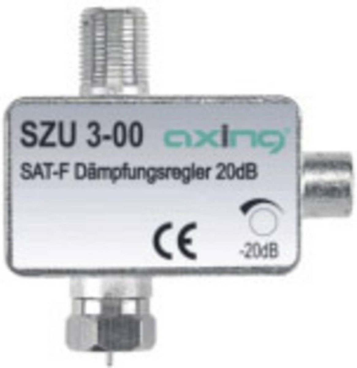 Regelbare SAT Verzwakker Antenne Signaal Demptoestel 0,5-20dB F-connector