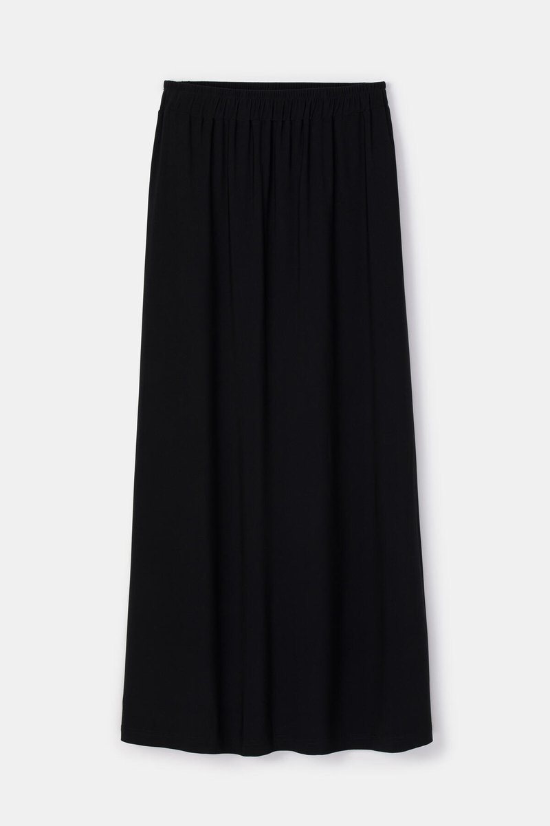 Touché Privé - Basisrok met elastische taille - Zwart - Dames