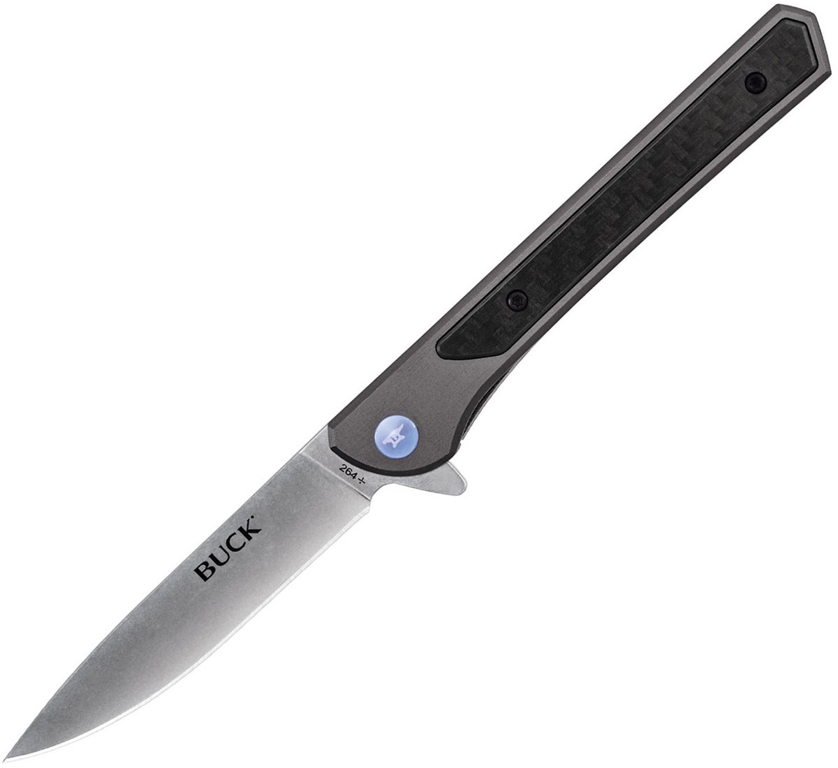 Buck Knives Cavalier 20cm Opvouwbaar Mes - Silver Zakmes - Inklapbaar Mes