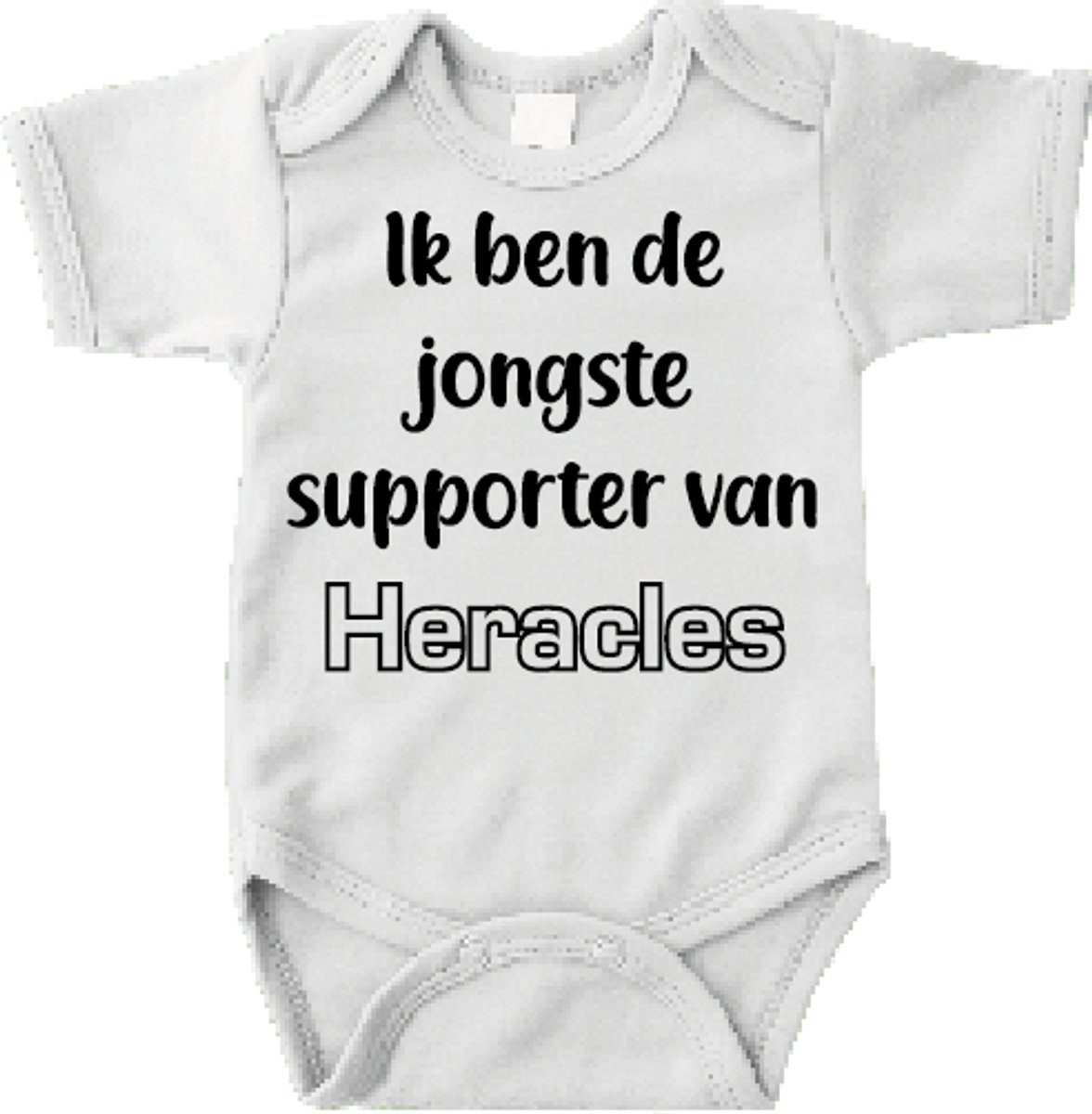 Rompertje jongste supporter van Heracles