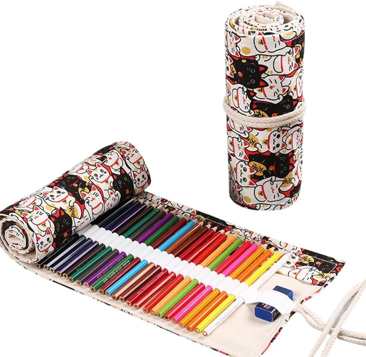48 Holes Pencil Case for School College School Stationery Pencil Case for School Stationery Brush Bag Art Pen Case
