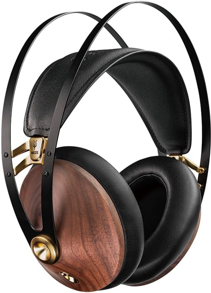 Over-ear hoofdtelefoon gesloten achterkant hout premium geluid