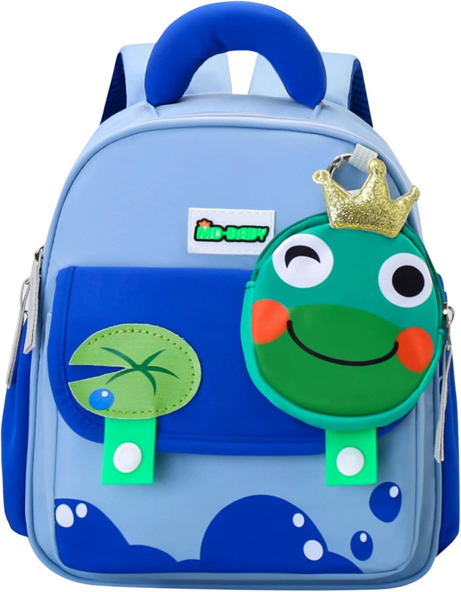 Stevige Kinderrugzak voor Peuters en Kleuters met Borstband - Ideaal voor School en Onderweg