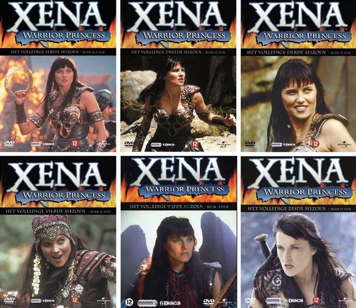 Xena seizoen1 t/m 6 de complete serie