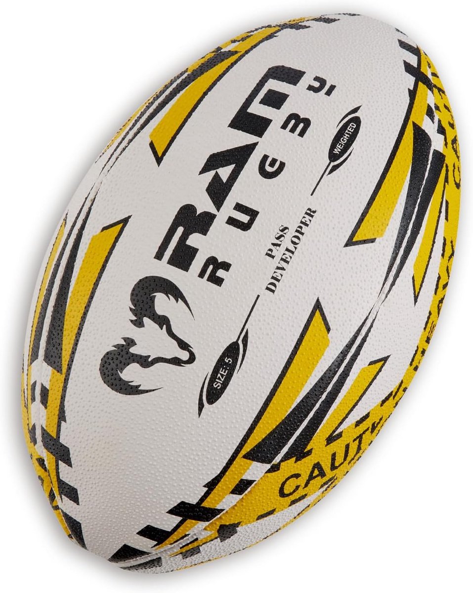 Gewogen Rugby Trainingsbal Synthetisch Rubber Verbeter Pols en Arm Kracht