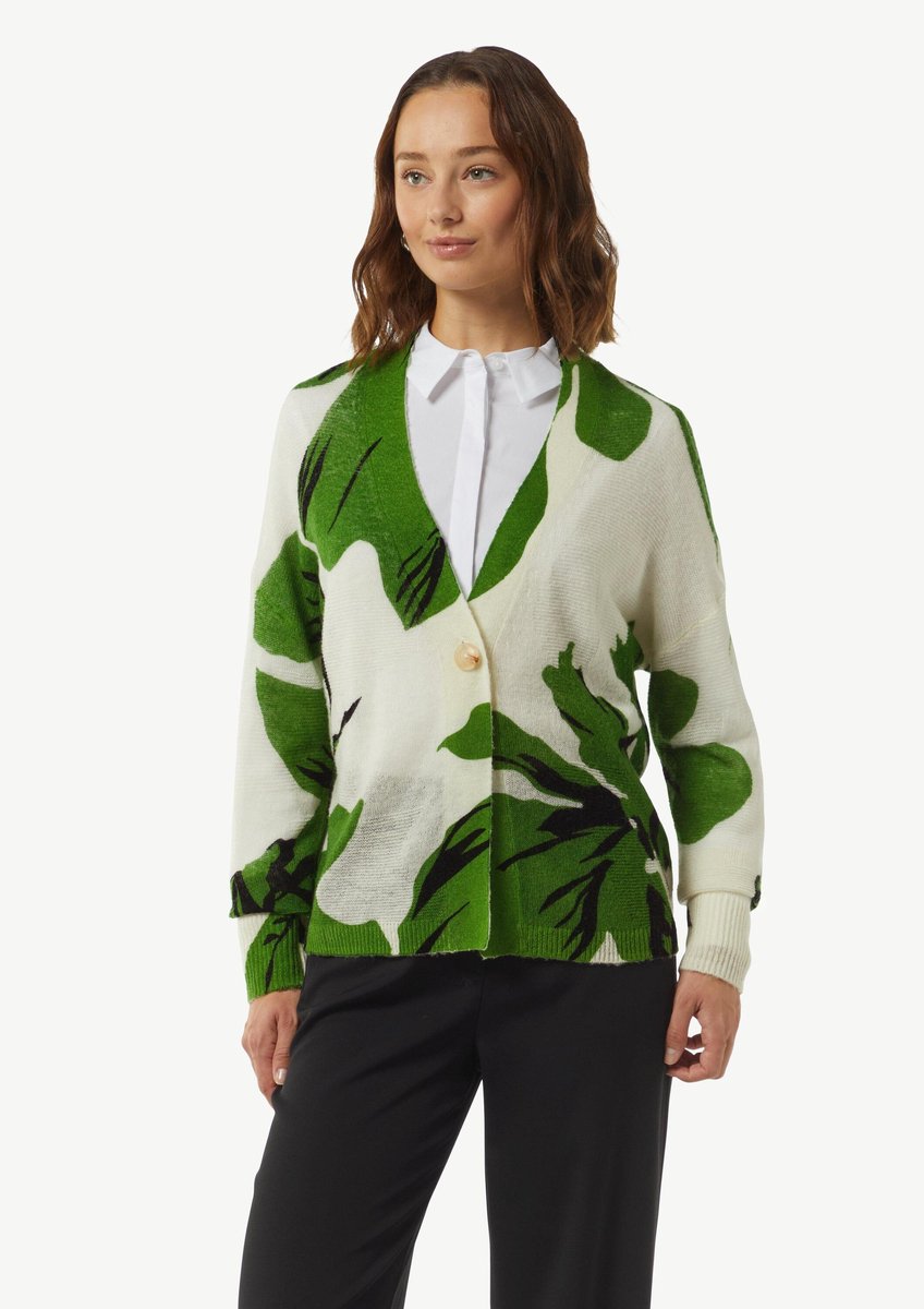 comma - female - Vest met all-over print