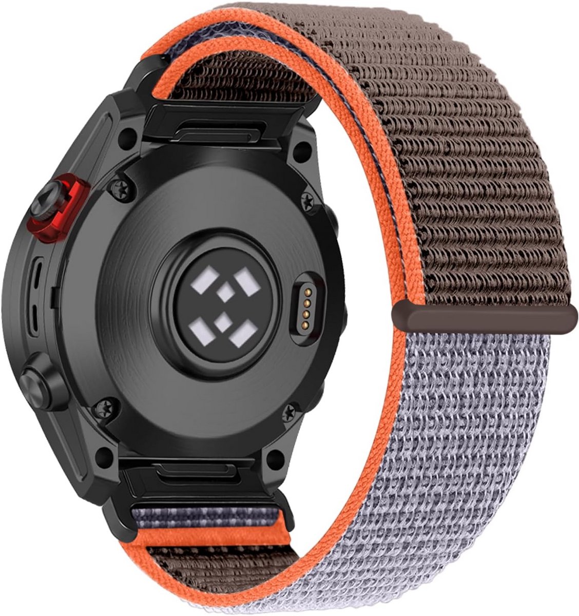No-Friction Nylon Horlogeband met Klittenbandsluiting - Diverse Maten (20mm, 22mm, 26mm)