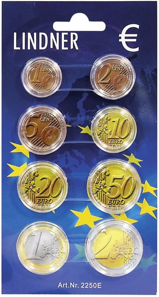 Muntcapsules Set voor Euromunten Krasvrij en Kristalhelder