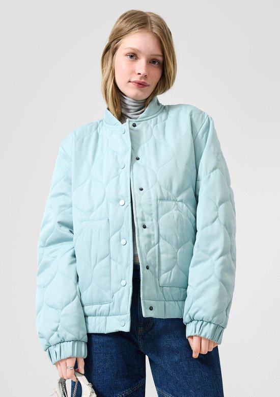 Q/S designed by - Dames jas - Maat L - Vrouwen - blauw - vulling