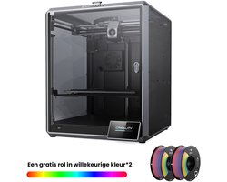Creality K1 MAX High Speed 3D-printer+ Tijdelijke aanbieding: ontvang twee gratis rollen hoogwaardige printercompatibele verbruiksartikelen.