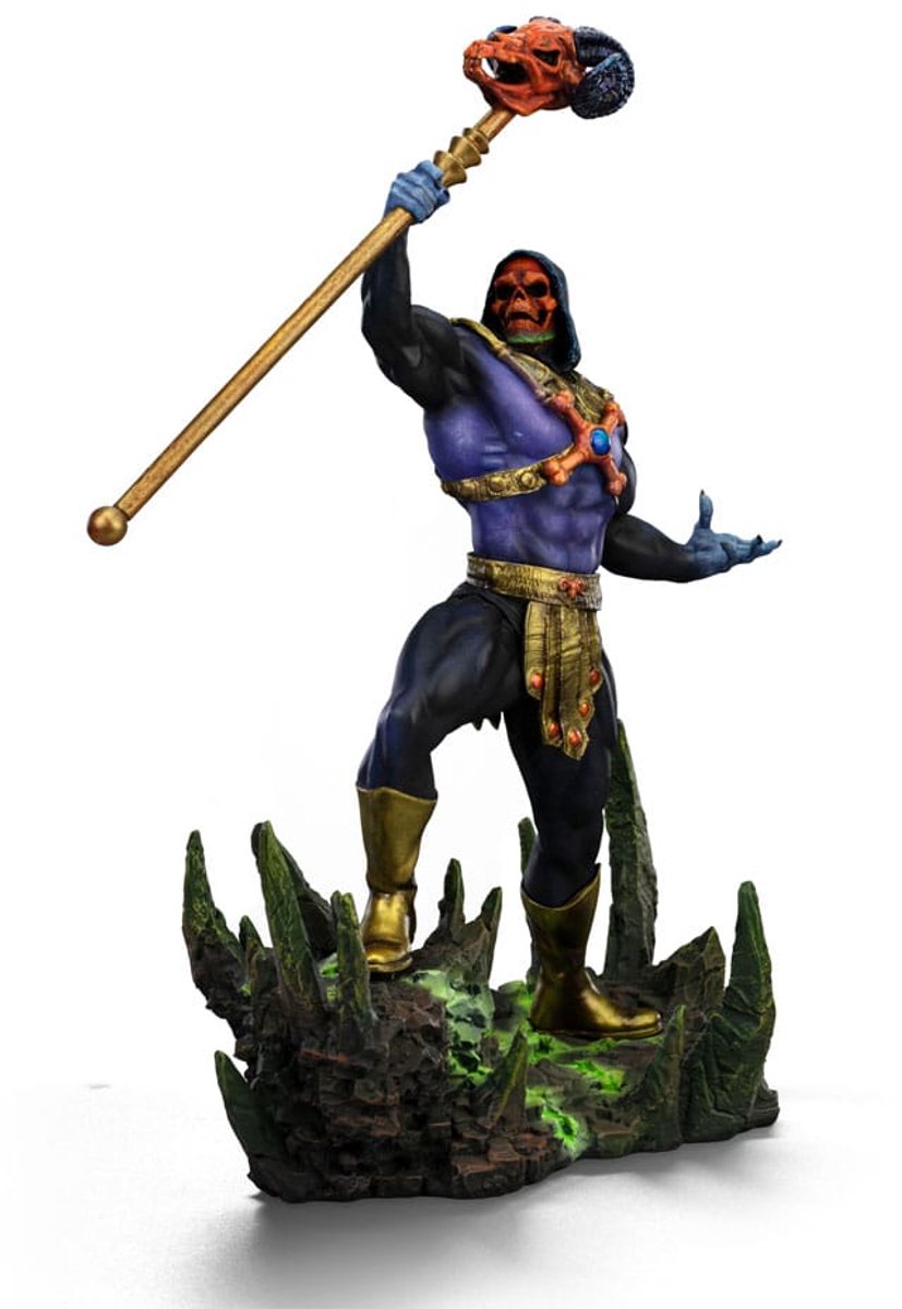 Iron Studios Masters of the Universe Art Scale Statue 1/10 Skeletor Disco Ver. 28 cm heo exclusive Beeld