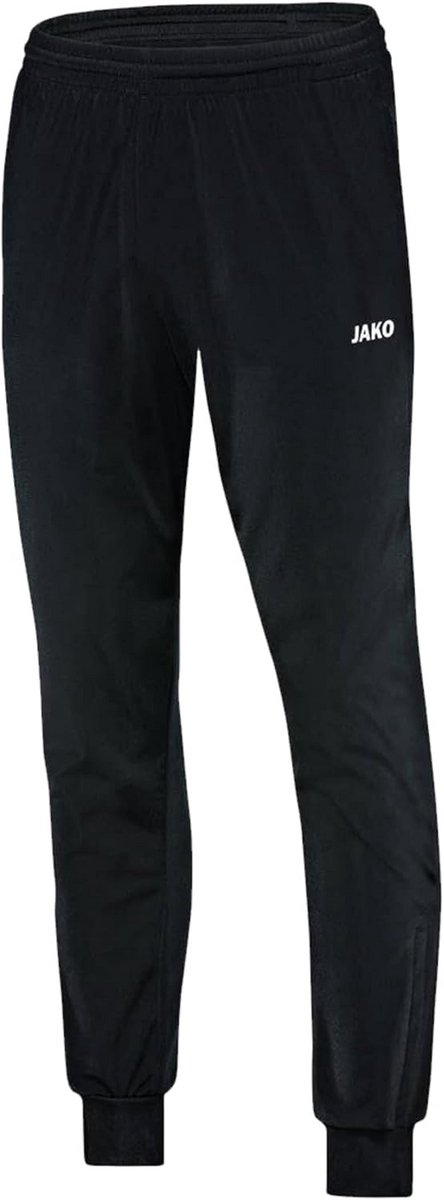 Lange Polyester Trainingsbroek Zwart Uniseks voor Volwassenen - Comfortabele Sportkleding