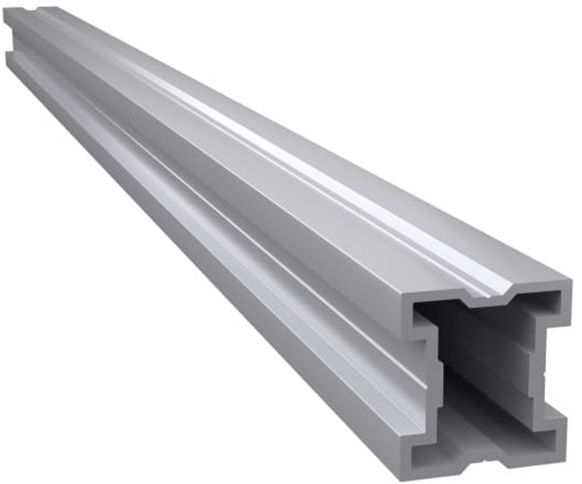Renoplast Aluminium Terrasbalken 32 x 32 mm - 200 cm voor Terrassteun RENOPAD PRO, Geventileerd terras van planken