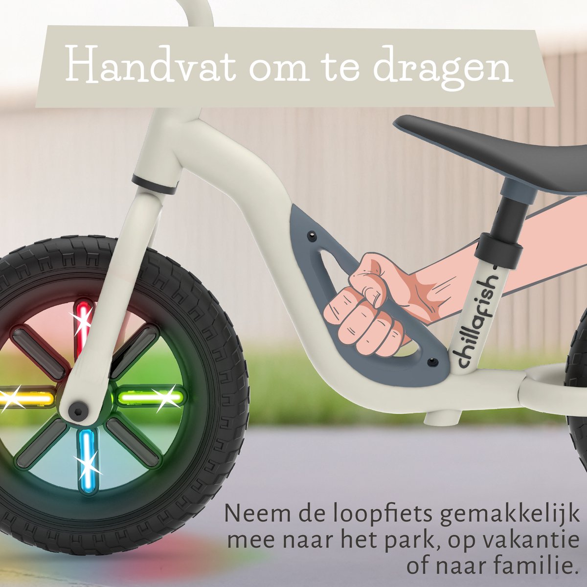 Chillafish Charlie Glow loopfiets met LED-wielen thumbnail 5