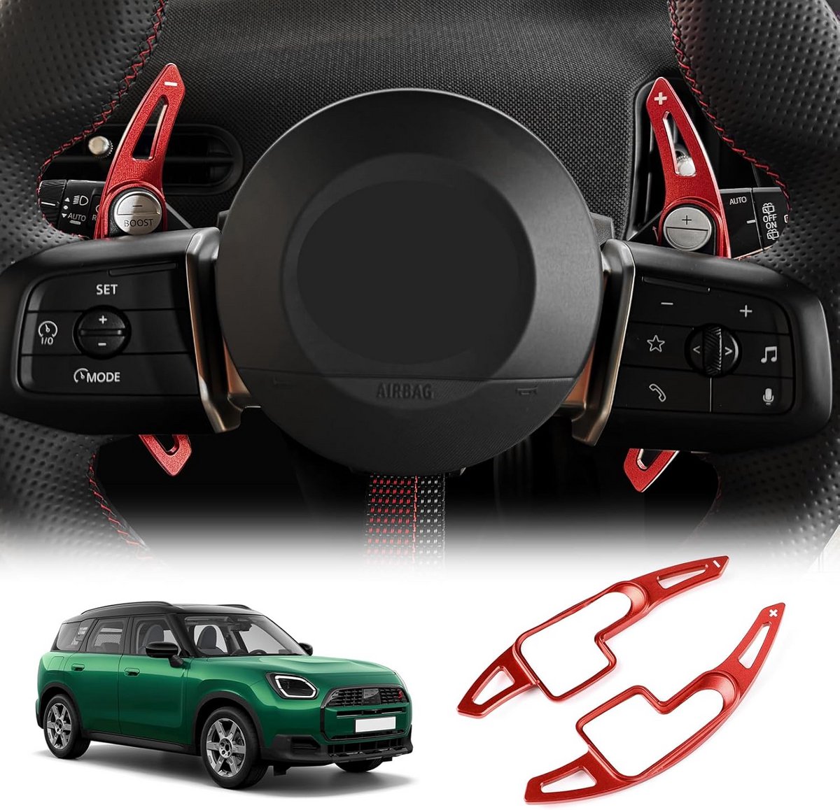 Stuurwiel Pookhendels Verlengstukken Aluminium voor Mini Countryman F65 F66 JCW