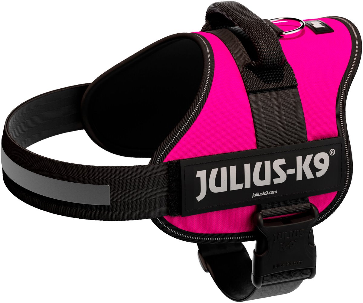 Bol.com Julius K9 IDC Powertuig - Hondentuig - Maat 1 - L - Fuchsia aanbieding
