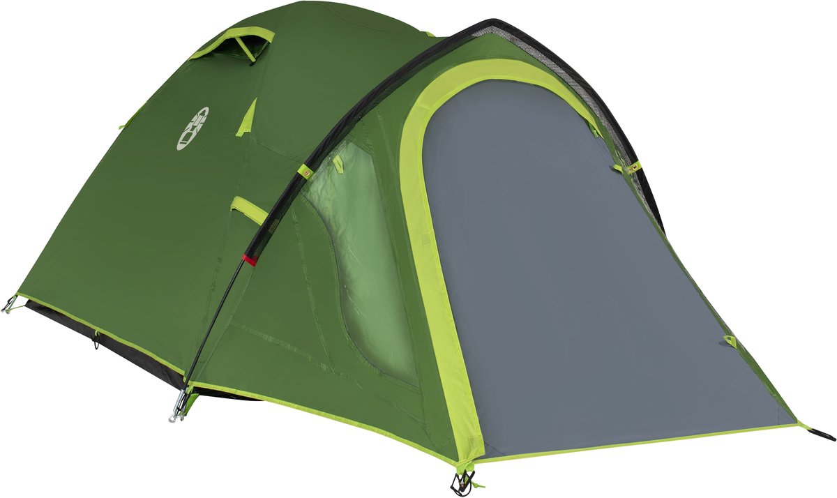 Coleman Darwin 2 Plus BlackOut Tent – 2 Persoons koepeltent - Blackout Bedroom technology – Met luifel - Groen – foto 8