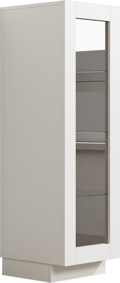 VDD Home - Vitrinekast - Vitrinekast met glas - Display Kast - 120 x 37 x 40 - Wit