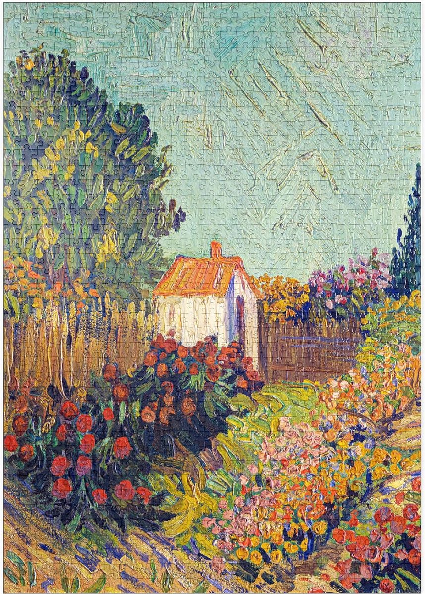 Hoogwaardige 1000 Stukjes Legpuzzel: Landschap van Vincent Van Gogh (1925-1928)