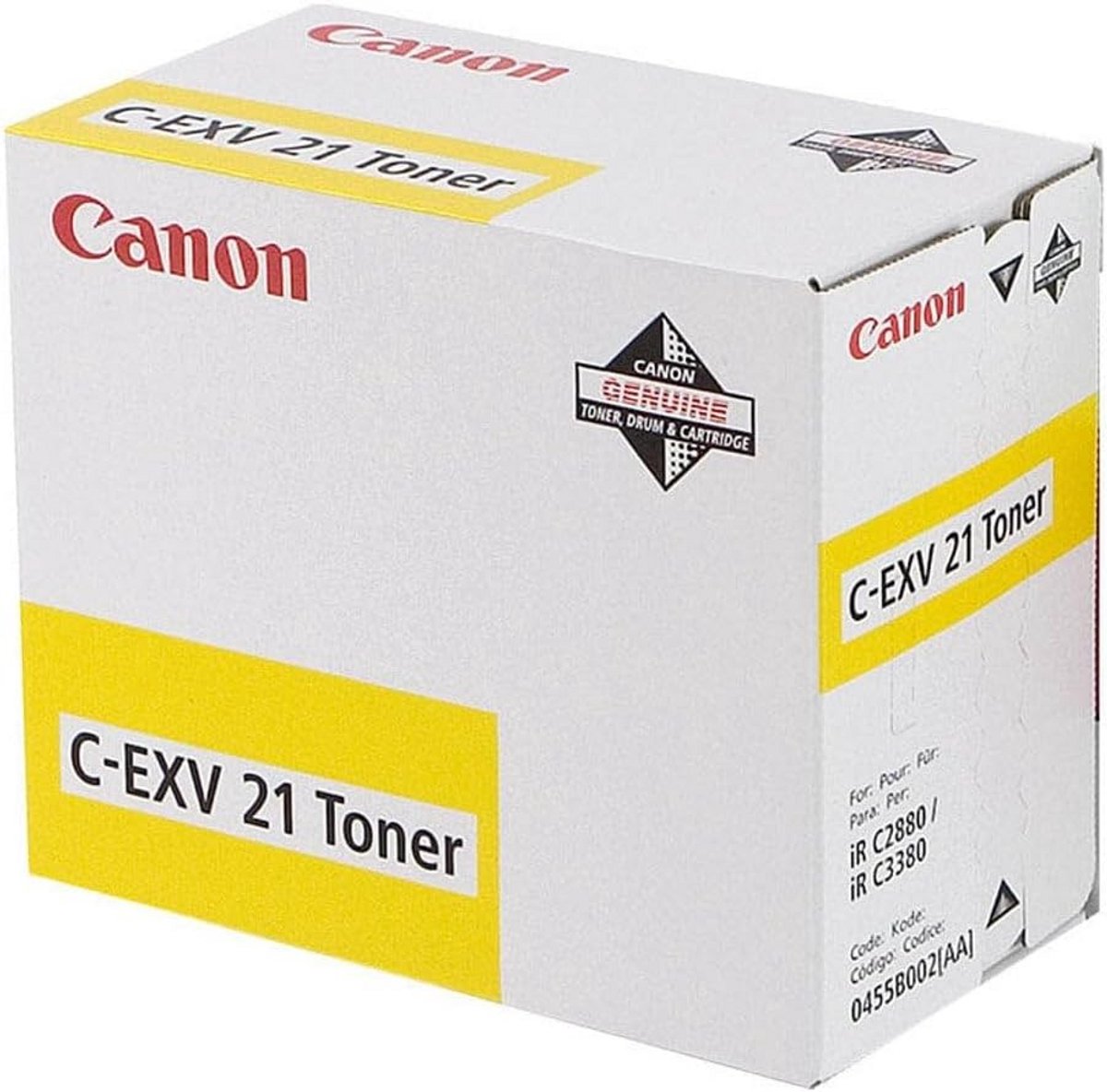 Gele Toner cartridge voor uw printer