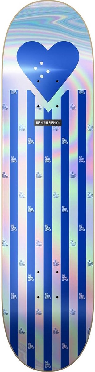 Skateboard Deck 8.25 Inch Blauwe Strepen – Stevig Foxboard Voor Tricks