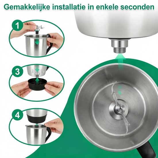 Mixmes Geschikt voor Vorwerk Thermomix TM5, TM6 en TM7 - Vervangend Roestvrijstalen Teigmesser - Keukenmachine Accessoires - Reserveonderdeel van Merkloos — afbeelding 2