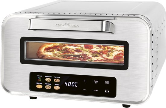 ProfiCook PO 1323 - Pizza Oven Elektrisch 100 / 400°C - met Pizzasteen — afbeelding 2